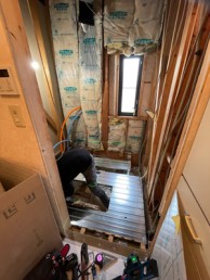 ウエーブ＆スプレー水流で節水しながら軽快な浴び心地　目黒区N様邸